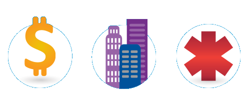 Hospitals, Municipalities and Lending Institutions